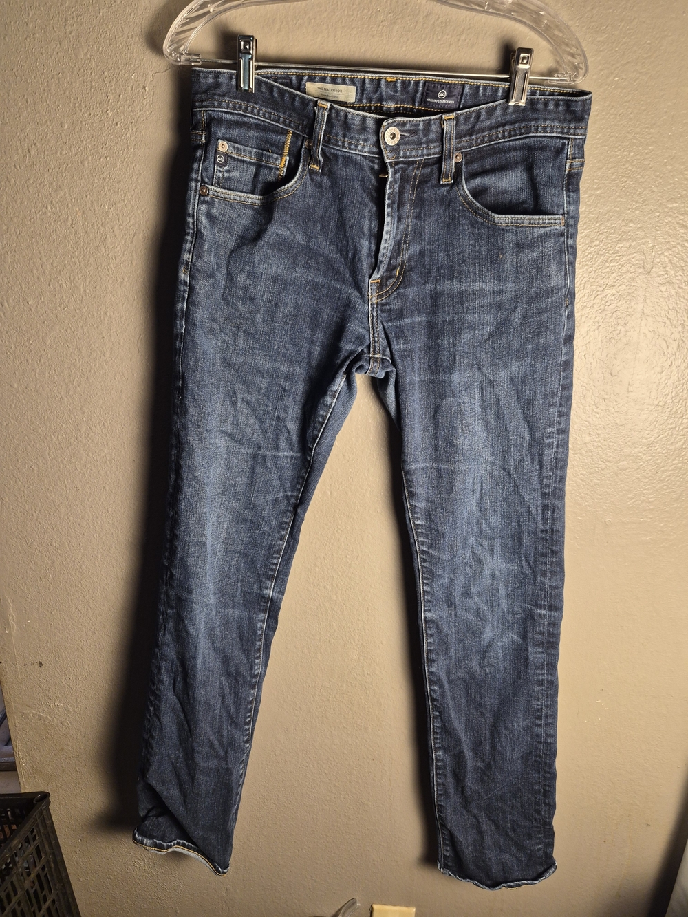 Adraino Goldschmied Blue Men's Slim Straight Jeans